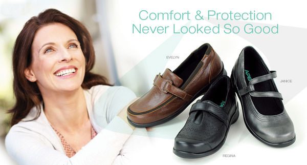 Apex women's diabetics shoes.
