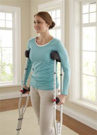 Underarm Adjustable Crutches