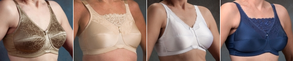 Great selection of mastectomy breast bras.